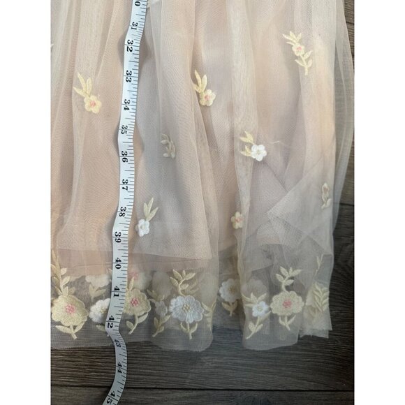 SALT Rosalind Embroidered Tulle Dress XL - Picture 9 of 13